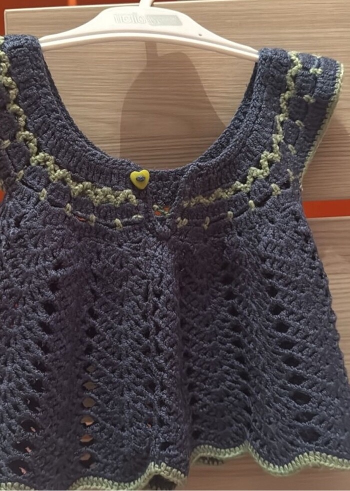 Örgü elbise - Görsel 2