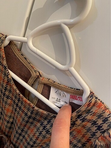 24-36 Ay Beden Zara 2 yaş 92cm elbise