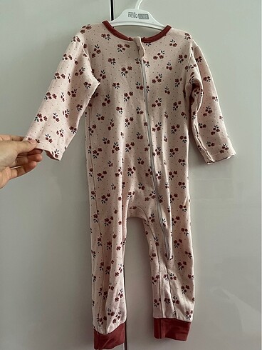 HelloBaby Hellobaby tatlı tulum 80cm çiçekli 1yaş