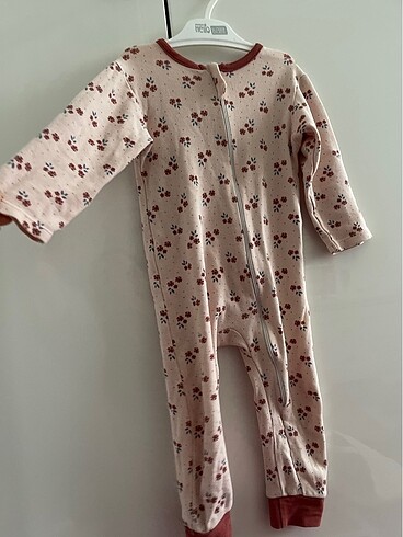 12-18 Ay Beden Hellobaby tatlı tulum 80cm çiçekli 1yaş