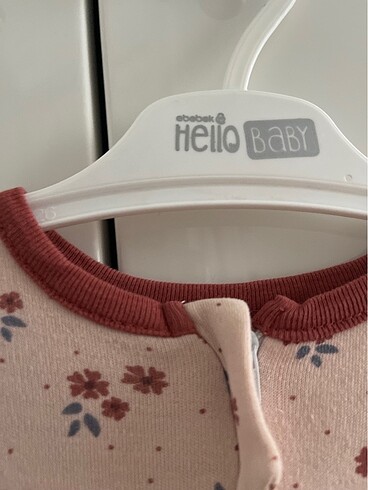12-18 Ay Beden pembe Renk Hellobaby tatlı tulum 80cm çiçekli 1yaş