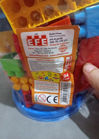 Renkli Lego Bloklar 94 Parça - Görsel 5