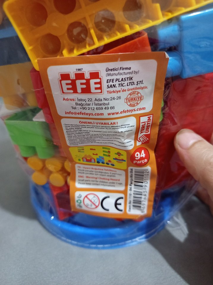 Renkli Lego Bloklar 94 Parça - Görsel 5