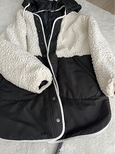 Oversize peluş ceket
