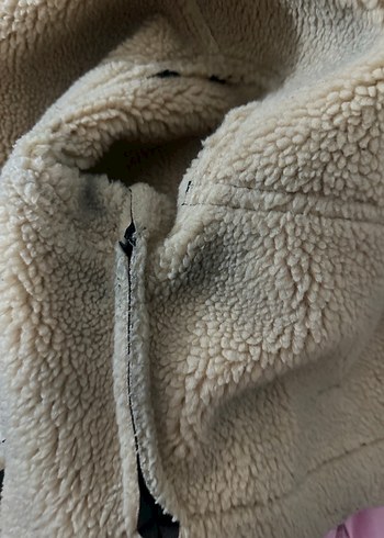 Kahverengi Kürklü Deri Mini Ceket - Görsel 4