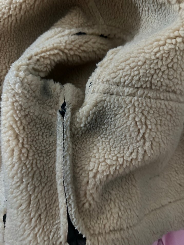 Kahverengi Kürklü Deri Mini Ceket - Görsel 4