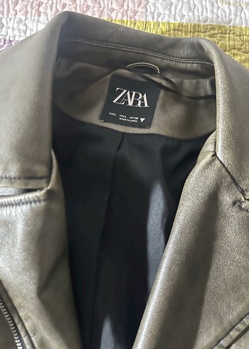 zara deri ceket - Görsel 3