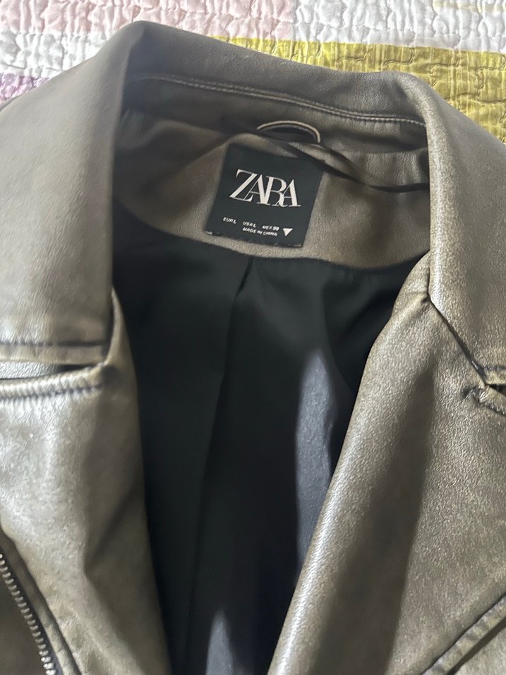 zara deri ceket - Görsel 3