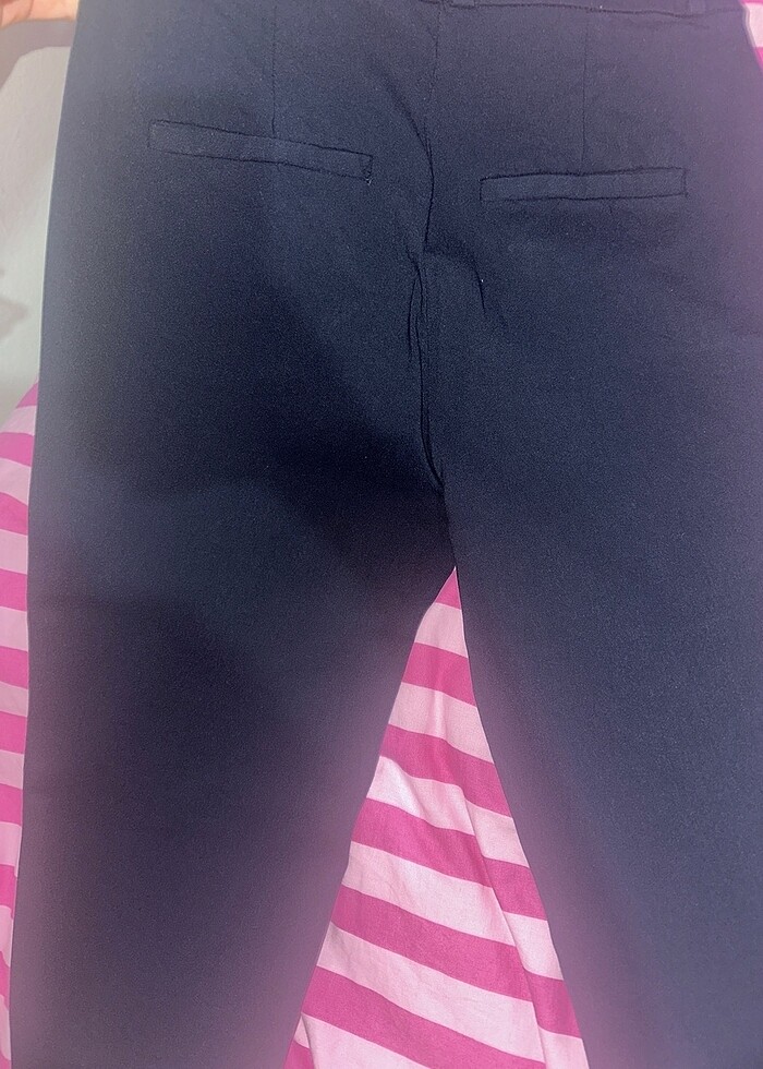 Mango lacivert kumaş pantolon - Görsel 5