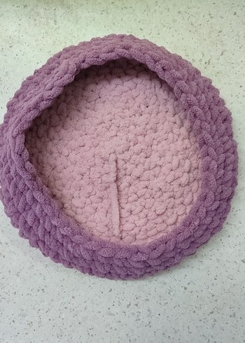 Yuvarlak Örme kedi yatağı - Görsel 2