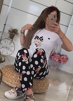 Diğer Pamuklu likralı pijama takim 