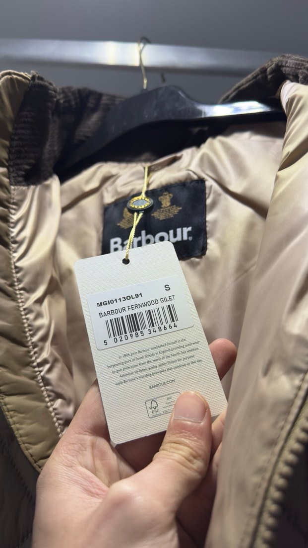 Barbour Fermuarlı Yelek XL Beden - Görsel 2