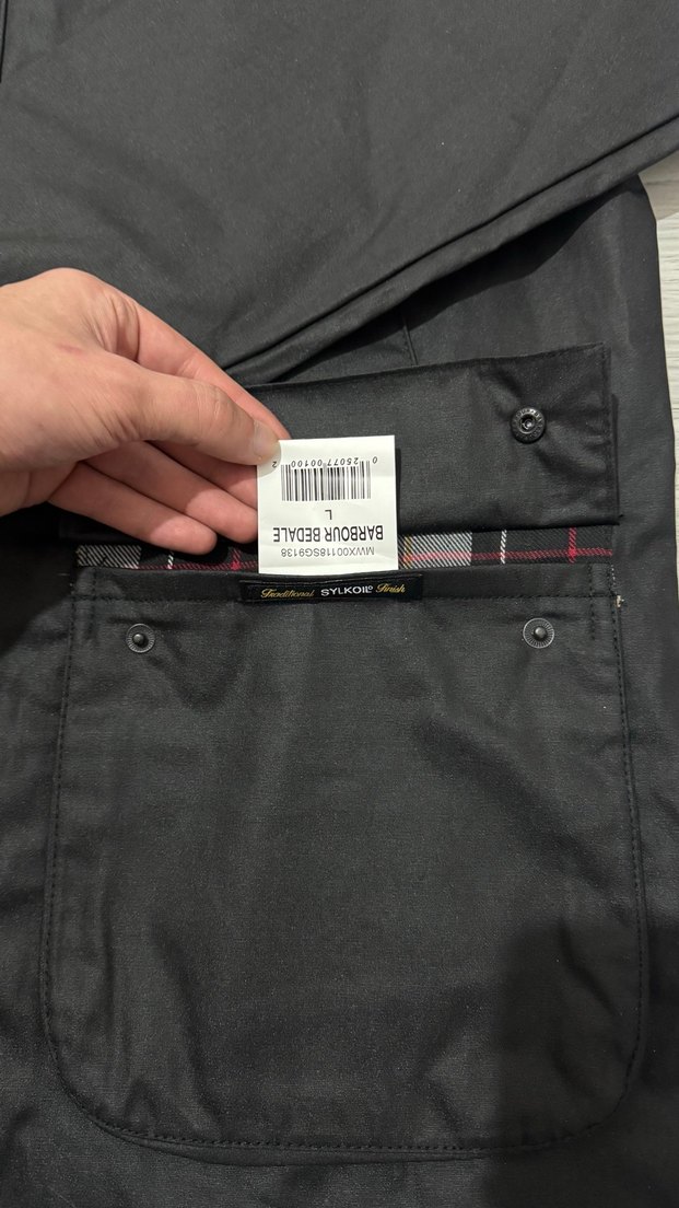 Barbour Classic Bedale Unisex Yağlı Ceket - Görsel 4