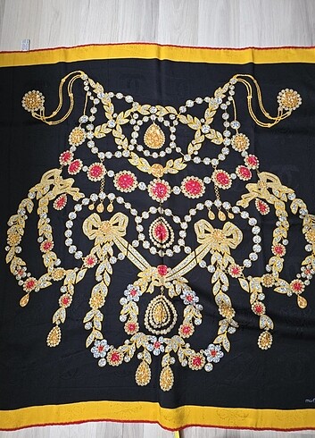 Orijinal Cartier ipek vintage eşarp