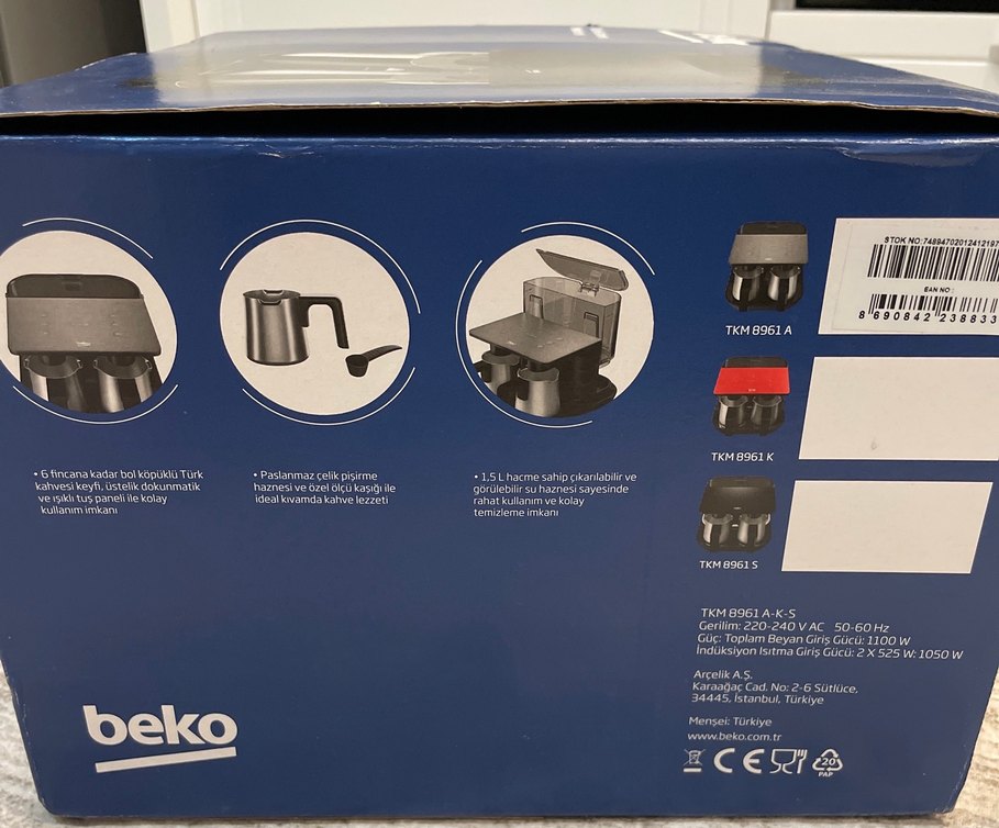 Beko ikili su hazneli kahve makinesi - Görsel 5