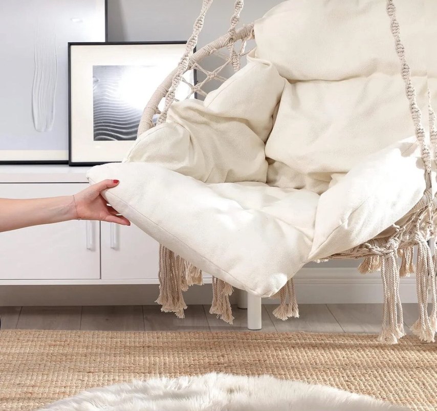 Bohem Salıncak Minderi Asma koltuk, Asma sallanan koltuk sıfır - Görsel 3