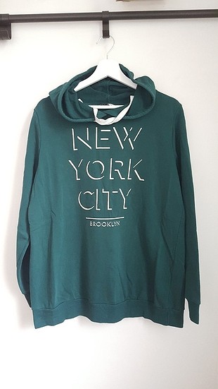 yeşil sweatshirt