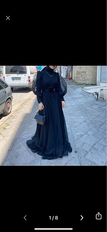 Siyah Tül Elbise