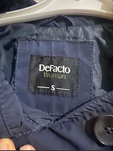 Defacto Lacivert Trençkot