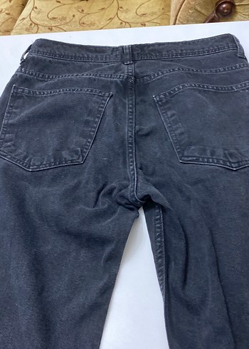 Siyah Düğmeli erkek Denim Pantolon - Görsel 3