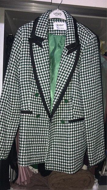 m Beden yeşil Renk TÜVİT BLAZER CEKET