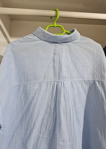 Kadın Mavi Gömlek - Görsel 2