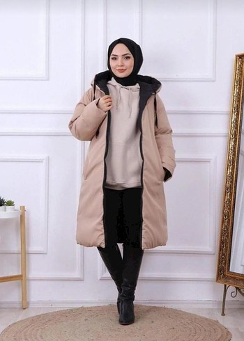 Çift Taraflı Şişme Kış Montu - Görsel 2