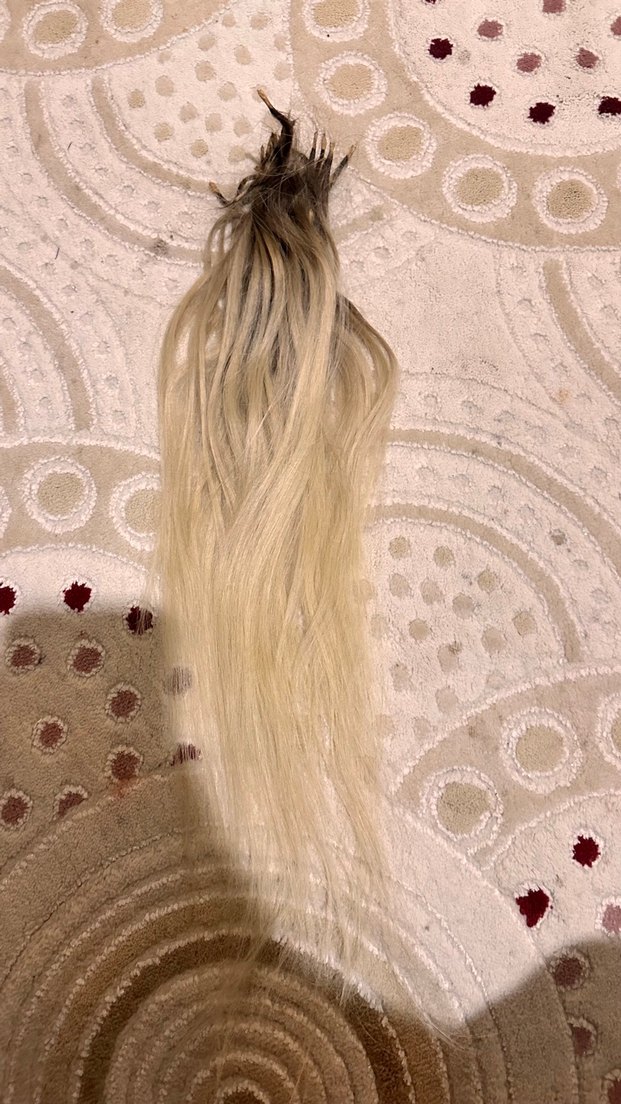 Bej Püsküllü İpeksi Saç Aksesuarı - Görsel 2