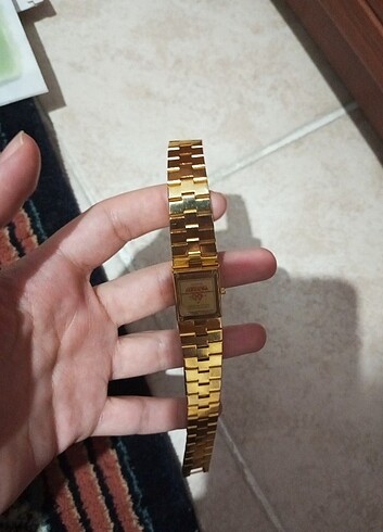  Beden Orijinal FİTRON QUARTZ vintage altın kol saatı