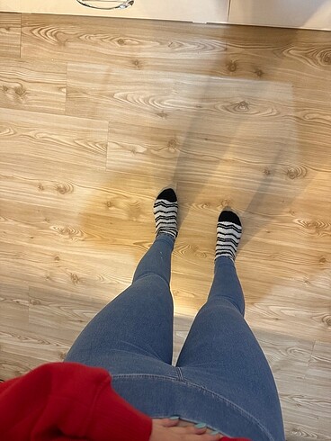 m Beden mavi Renk Mango push up tayt buz mavisi jean