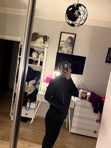 l Beden siyah Renk Skechers eşofman üstü