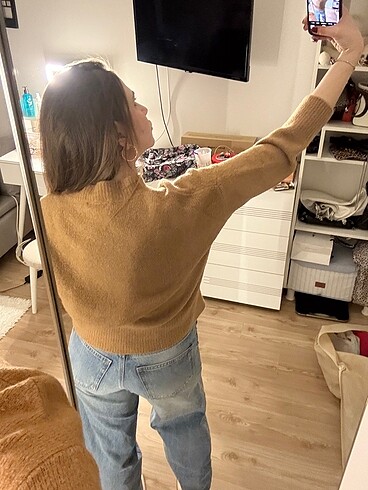 s Beden camel Renk Zara camel triko