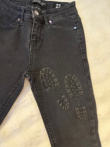 Polo garage baskı detaylı jean