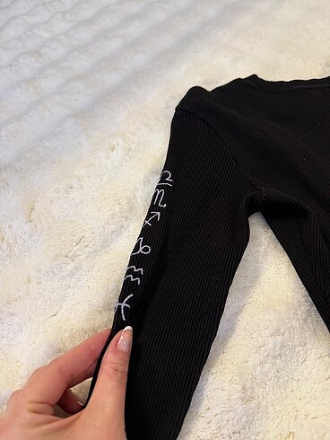 s Beden Bershka burç detaylı elbise