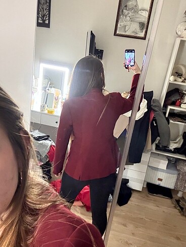 m Beden Sarar bordo blazer