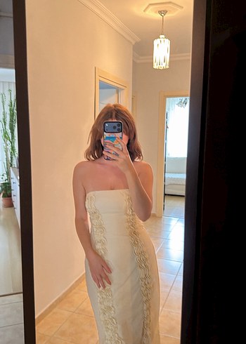 Zara Straplez Elbise