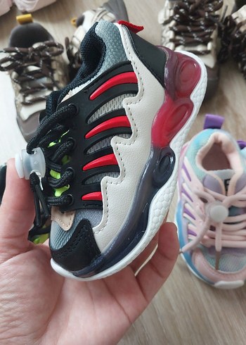 Kız Çocuk Renkli Bağcıksız Spor Ayakkabı - Görsel 6