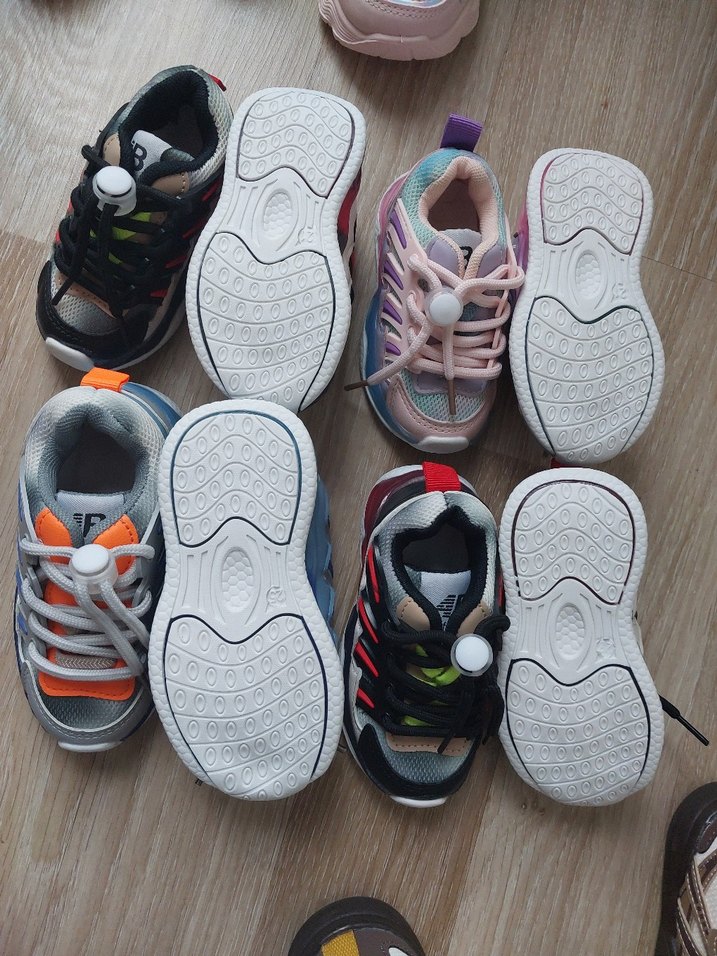 Kız Çocuk Renkli Bağcıksız Spor Ayakkabı - Görsel 2