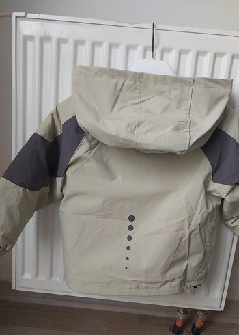 Erkek Çocuk Gri Fermuarlı Street Wear Mont - Görsel 2