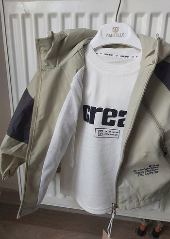 Erkek Çocuk Gri Fermuarlı Street Wear Mont - Görsel 10