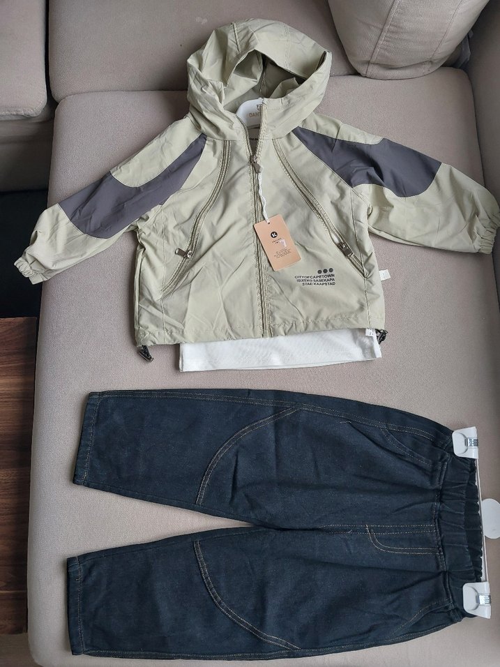 Erkek Çocuk Gri Fermuarlı Street Wear Mont - Görsel 5