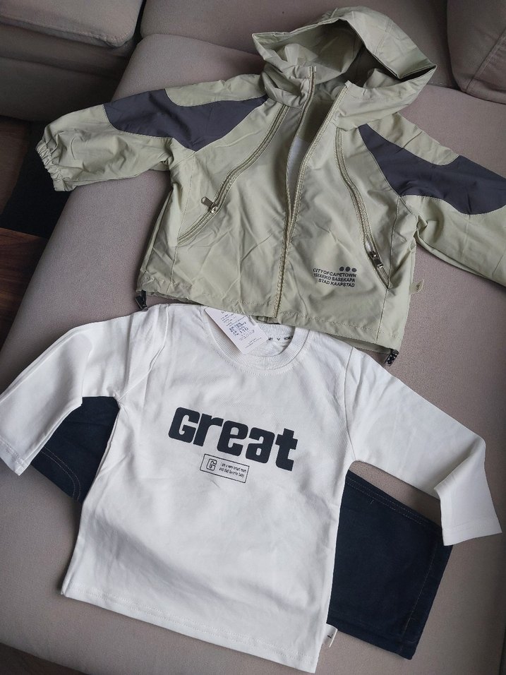 Erkek Çocuk Gri Fermuarlı Street Wear Mont - Görsel 4