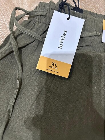 xl Beden haki Renk Keten pantolon