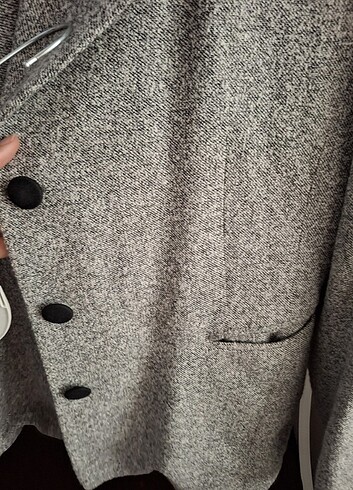 l Beden gri Renk Blazer ceket 