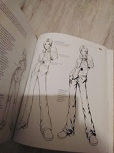 Beden Renk Manga çizim kitabı Artbook