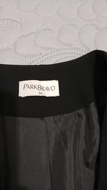 Park Bravo Fermuar modelli siyah blazer ceket