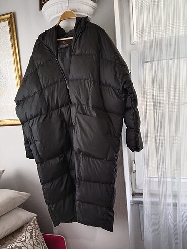 36 Beden Uzun şişme mont