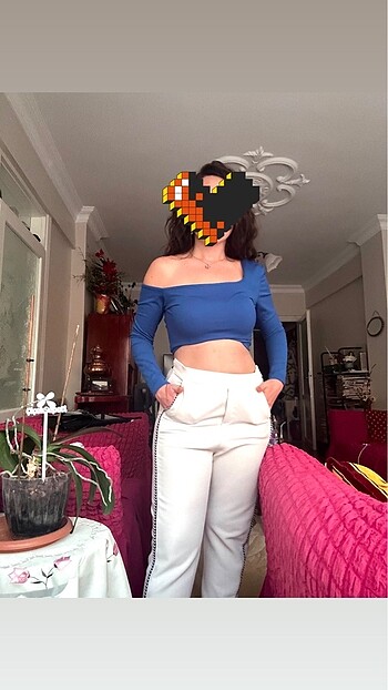 Lacivert Bluz - Görsel 5