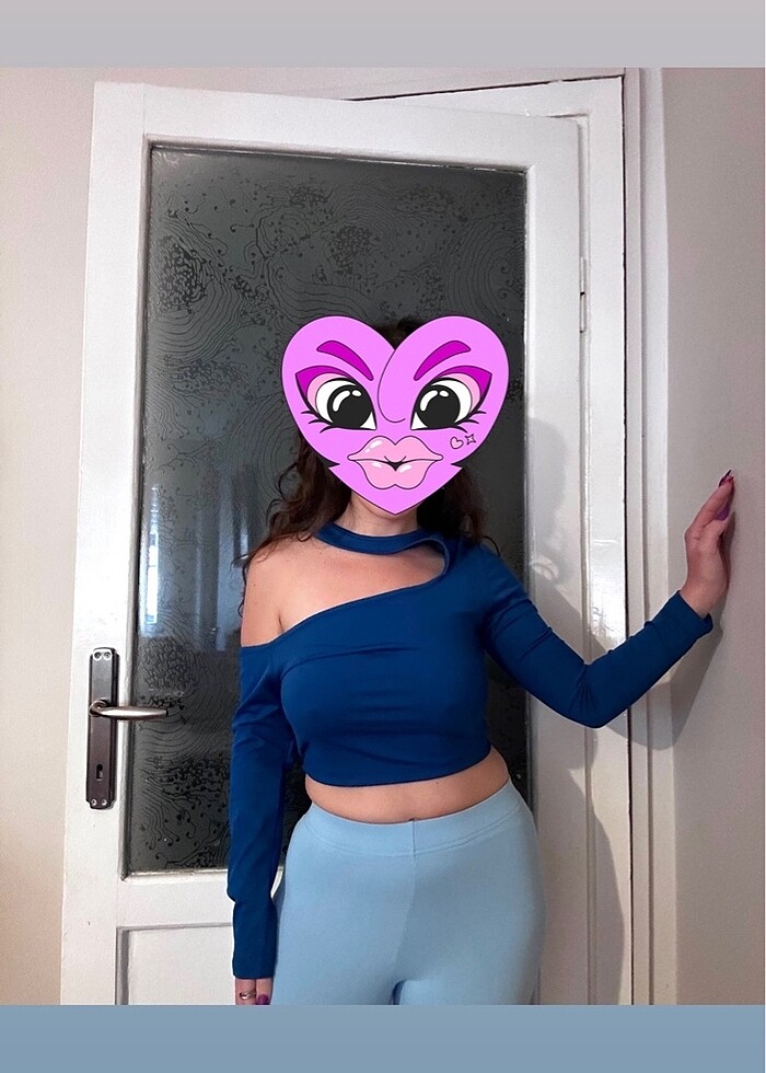 Lacivert Bluz - Görsel 4