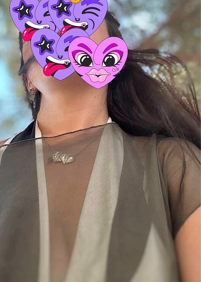 Tül bluz - Görsel 4